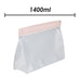 Food Storage Bag Press Seel Close 1400ml Storage Bags Reusable 20.5 x14.5cm Pink