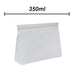 Food Storage Bag Press Seel Close 350ml Storage Bags Reusable 20.5 x14.5cm Grey