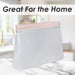 Food Storage Bag Press Seel Close 350ml Storage Bags Reusable 20. 5 x14. 5cm Pink