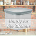 Square Food Container 500ml Airtight Storage 10. Grey