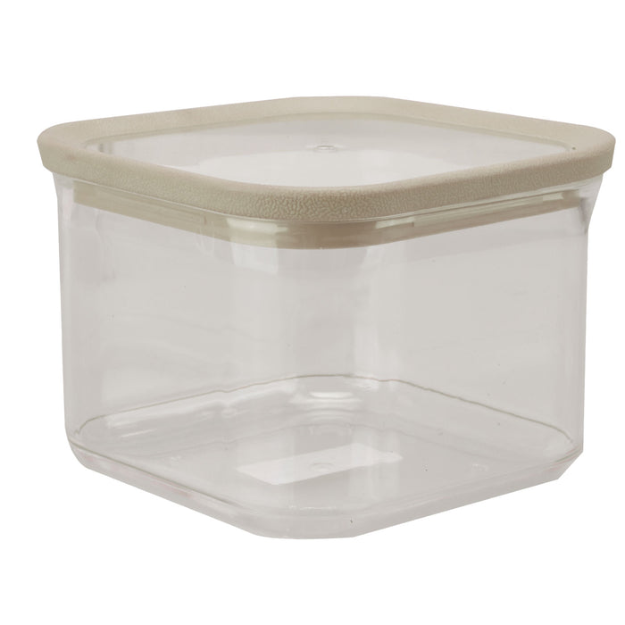 Square Food Container 500ml Airtight Storage Container
 10.2 x 10.2cm White