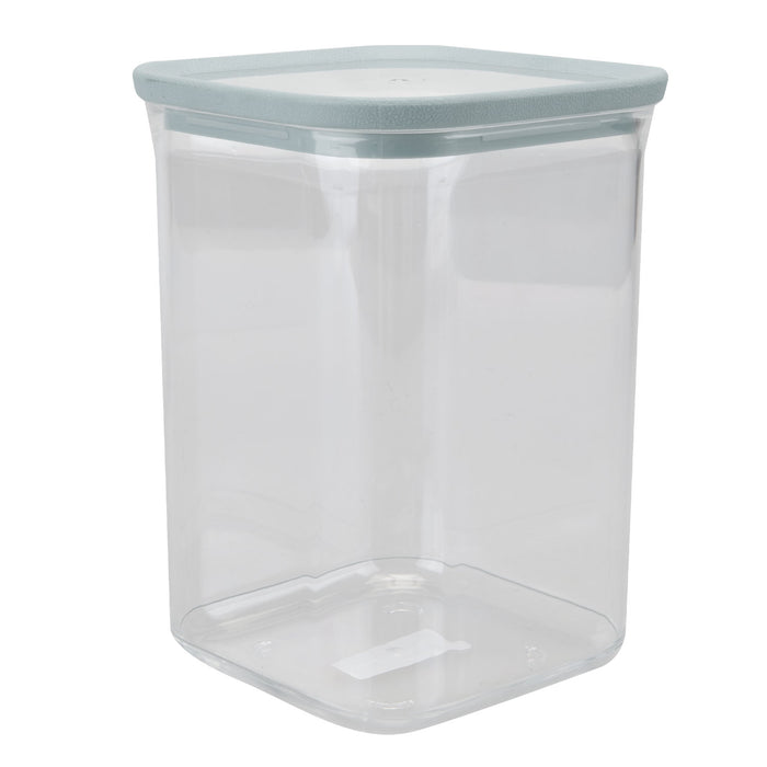 Square Food Container 1L Airtight Storage Container
 10.2 x 10.2 x 15.2cm Grey