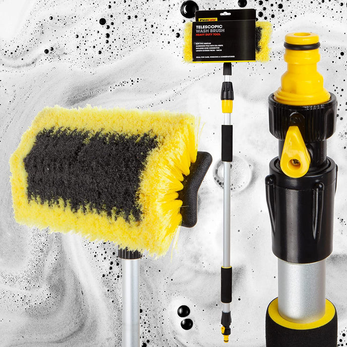 Telescopic Wash Brush, Extendable 1.68m Car & Window Washer