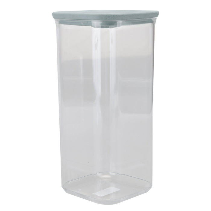 Food Container Grey 1.7L Airtight Storage Container
 10.2 x 10.2 x 22.8cm Grey