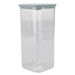 Food Container Grey 1.7L Airtight Storage Container
 10.2 x 10.2 x 22.8cm Grey