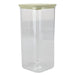 Food Container Cream 1.7L Airtight Storage Container
 10.2 x 10.2 x 22.8cm White