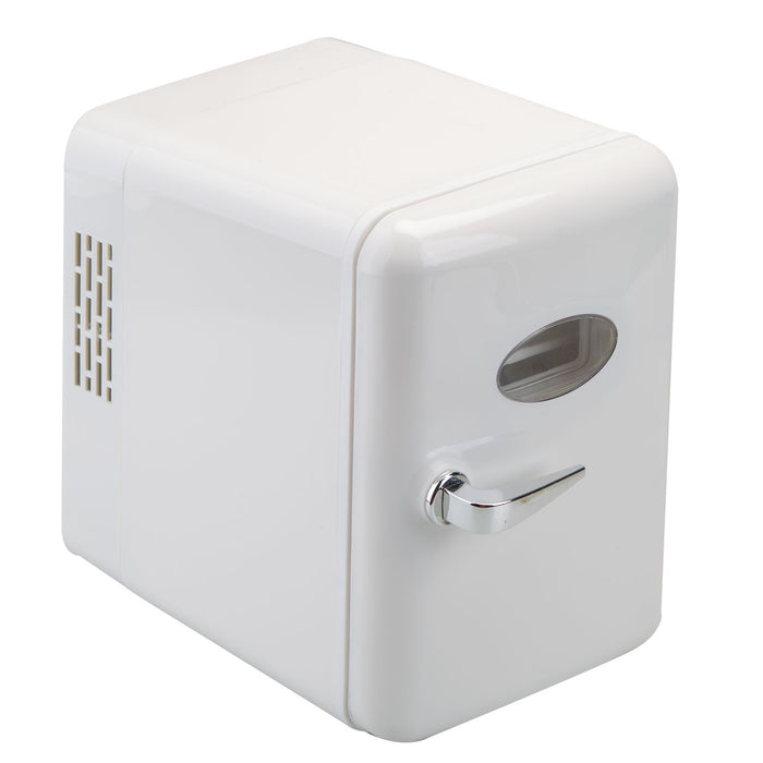 Mini Fridge White 4L Capicity USB Powered, 10w 10-65C Quiet 26.5cm White