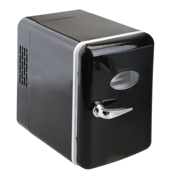 Mini Fridge Black 4L Capicity USB Powered, 10w 10-65C Quiet 26.5cm Black