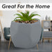 Artificial Plant Grey Indoor Potted Pot Plastic Small Succulents 12. 1cm Grey