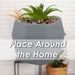 Artificial Plant Grey Indoor Potted Pot Plastic  Small Succulents 12.1cm Grey