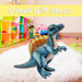 Spinosaurus Dinosaur Soft Toy Skeleton Body Plush Blue
