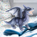 Dragon Grey Soft Toy Realistic Looking Dragon Plushe Cuddly Fantasy 30cm Grey