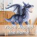 Dragon Grey Soft Toy Realistic Looking Plushe Fantasy