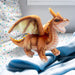 Dragon Brown Soft Toy Realistic Looking Dragon Plushe Cuddly Fantasy 30cm Brown