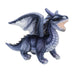 Dragon Grey Soft Toy Realistic Looking Dragon Plushe Cuddly Fantasy 25cm Grey