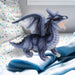 Dragon Grey Soft Toy Realistic Looking Dragon Plushe Cuddly Fantasy 25cm Grey