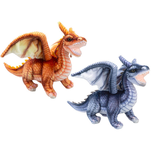 Dragon Soft Toy Realistic Looking Dragon Plush Cuddly Fantasy 25cm