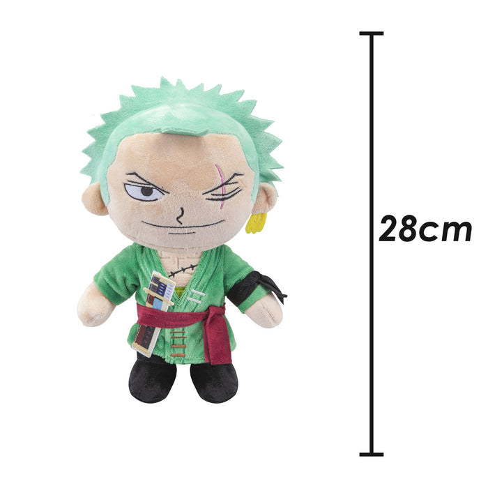 One Piece Zoro Soft Toy Japanese Manga Character Plush 28cm Multi-Coloured