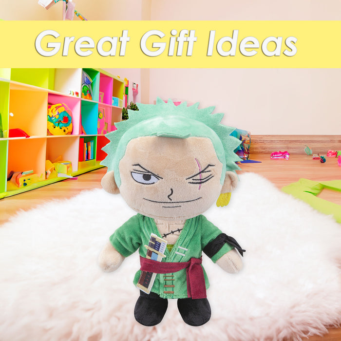 One Piece Zoro Soft Toy Japanese Manga Character Plush 28cm Multi-Coloured