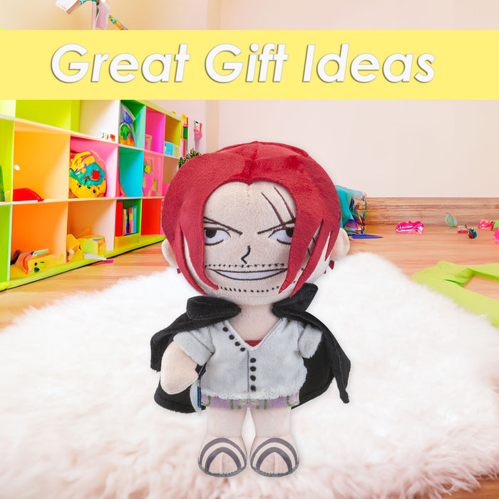 One Piece Shanks Soft Toy Japanese Manga Character Plush Multicolour