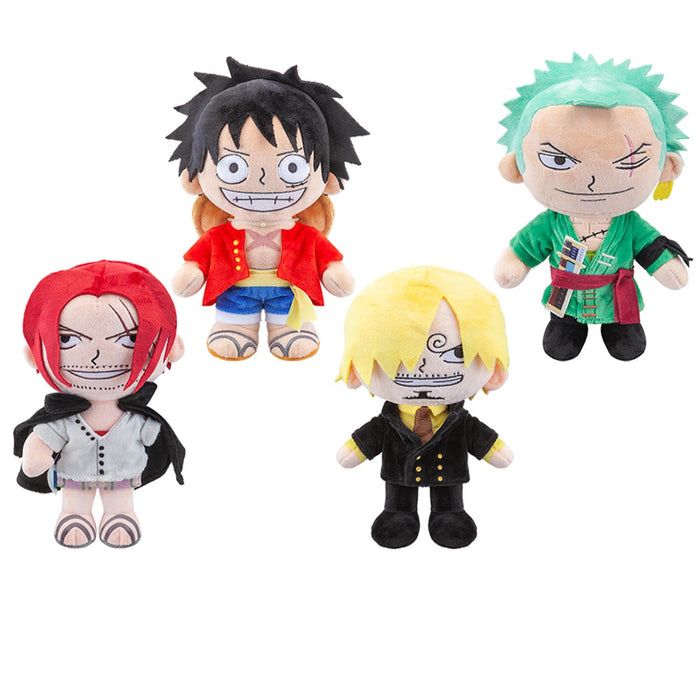 One Piece Shanks Soft Toy Japanese Manga Character Plush 28cm Multi-Coloured