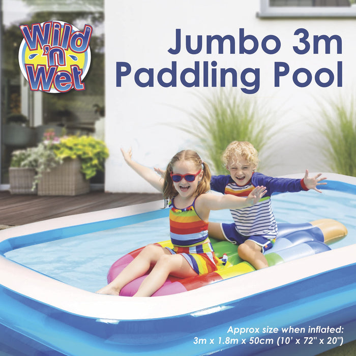 3m (10ft) Jumbo Family Paddling Pool