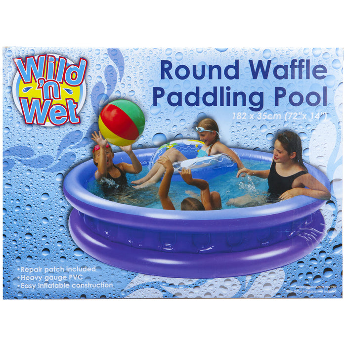 6ft Large Family Paddling Pool - Wild n' Wet