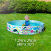 Childrens Paddling Pool 4ft, Rigid No Inflation 1.2 x 25cm