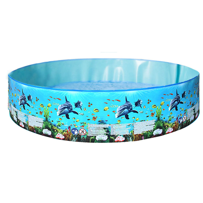 Childrens Paddling Pool 4ft, Rigid No Inflation 1. 2 x 25cm
