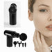 Compact Massage Gun and Bag with Attachments (Black)