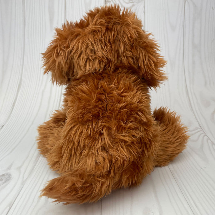 Cockapoo Dog Soft Toy Plush, Cavapoo, Cockapoo , Labradoodle, 30cm - Red