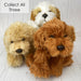Cockapoo Dog Soft Toy Plush, Cavapoo, Cockapoo , Labradoodle, 30cm - Red