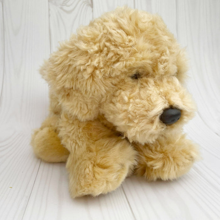 Labradoodle Dog Soft Toy Plush, Cavapoo, Cockapoo , Labradoodle, 30cm - Biscuit