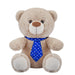 Best Dad Teddy Bear Blue Tie Fathers Day Gift Present, Bithday Gift Blue Tie