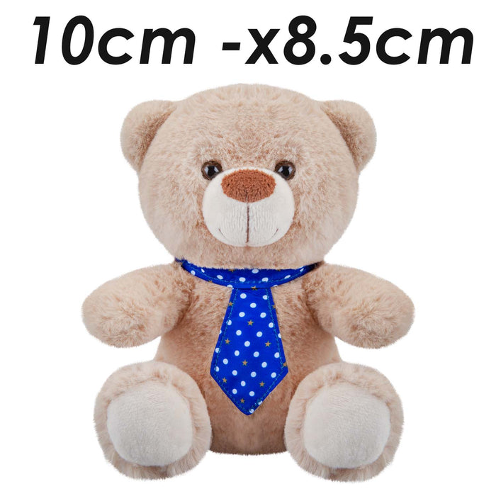 Best Dad Teddy Bear Blue Tie Fathers Day Gift Present, Bithday Gift Blue Tie
