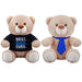Best Dad Teddy Bear Blue Tie Fathers Day Gift Present, Bithday Gift Blue Tie