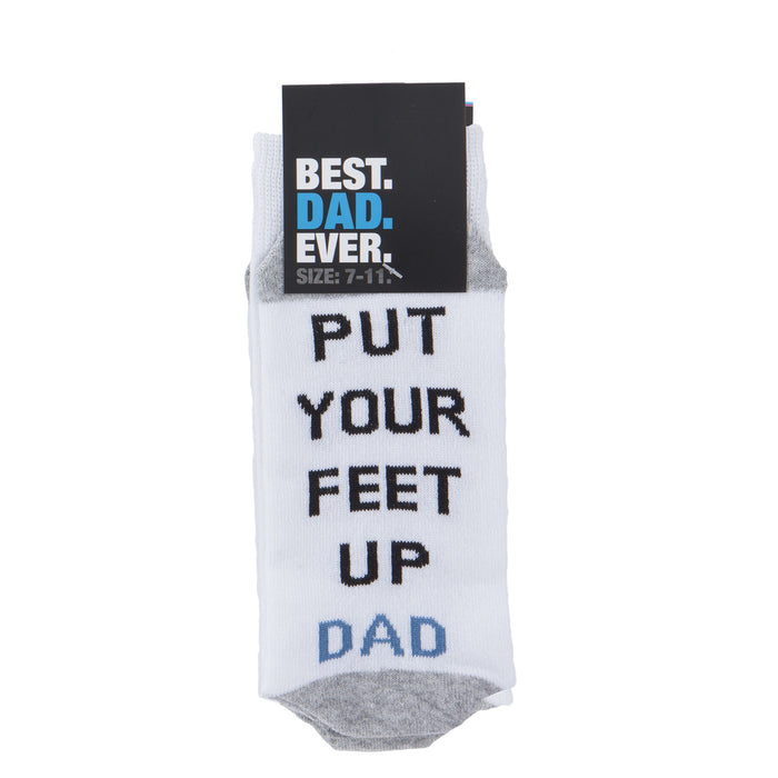 Best Dad Socks Feet Up Best Dad Ever Fathers Day Gift Present, Bithday  Feet Up