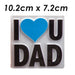 I Love U Dad Magnet Best Dad Ever Fathers Day Gift Present,  I Love U Dad