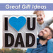 I Love U Dad Magnet Best Dad Ever Fathers Day Gift Present,  I Love U Dad