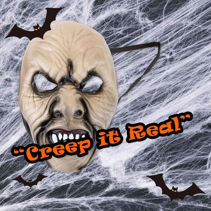 Halloween Scary Mask Old Man Face Party, Trick or Treat
