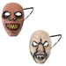 Halloween Scary Mask Old Man Face Halloween Party, Trick or Treat White