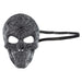 Halloween Skull Mask Glitter Web Design Party, Trick or