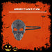 Halloween Skull Mask Glitter Web Design Party, Trick or