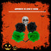Halloween Glitter Headband 3 Roses Skull Design Trick or Treat Party