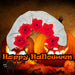 Halloween Veil Headband 5 Roses Design Party, Trick or Treat