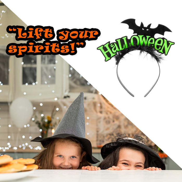 Halloween Bat Headband Halloween Party, Trick or Treat Green