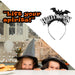 Halloween Bat Headband Halloween Party, Trick or Treat White