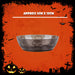 Halloween Skull Bowl Halloween Party, Trick or Treat 18cm x 5cm Black