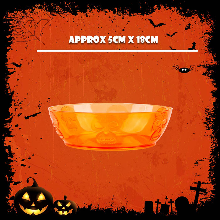 Halloween Skull Bowl Halloween Party, Trick or Treat  Orange