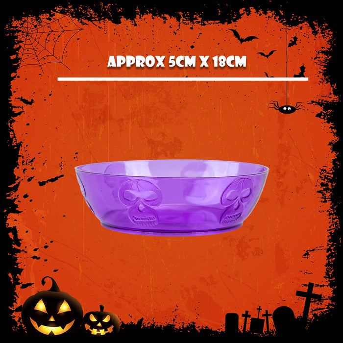 Halloween Skull Bowl Halloween Party, Trick or Treat  Purple